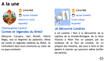 Capture d'écran de la page d'accueil du site GlobeKid en 2014.